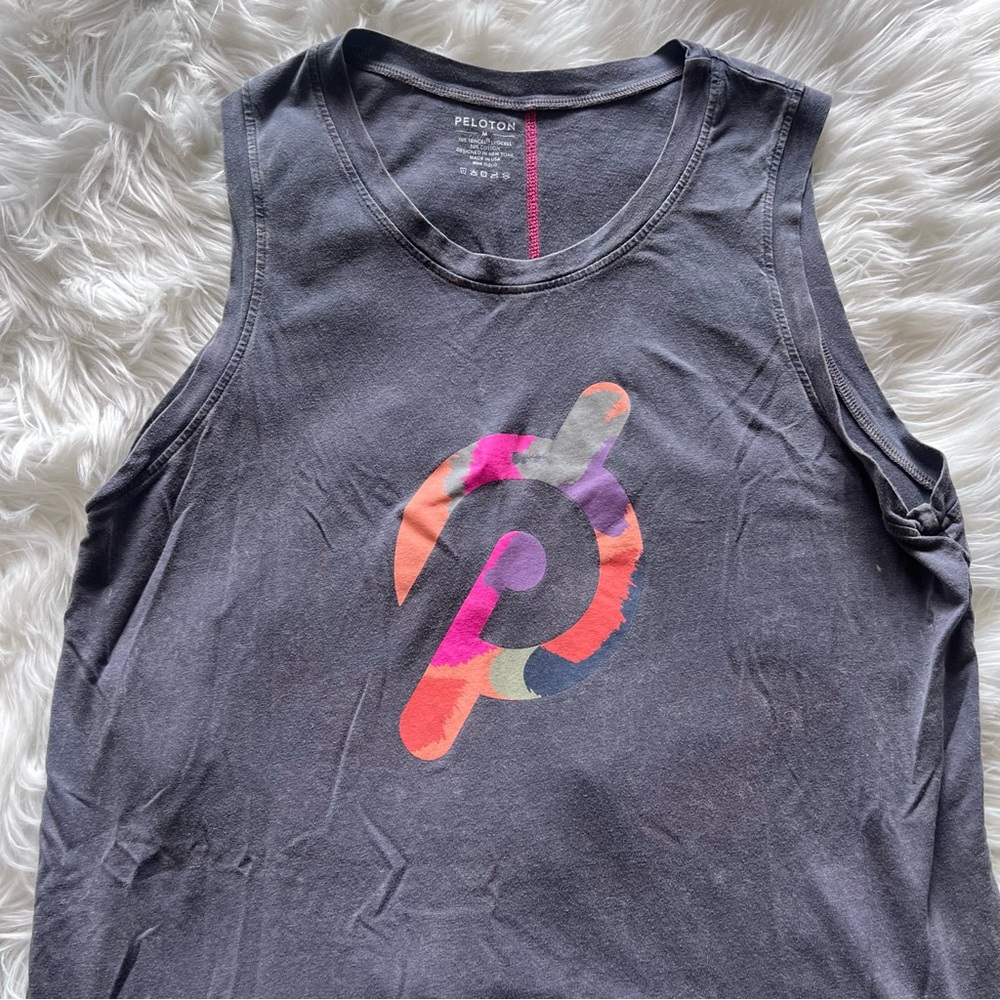 Peloton Women's Gray Tank Top